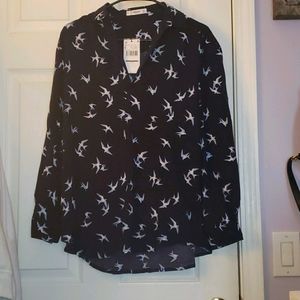 NWT Bird Blouse